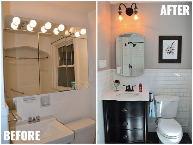 1930s Bathroom Makeover Before & After | Life Is Sweet As A Peach