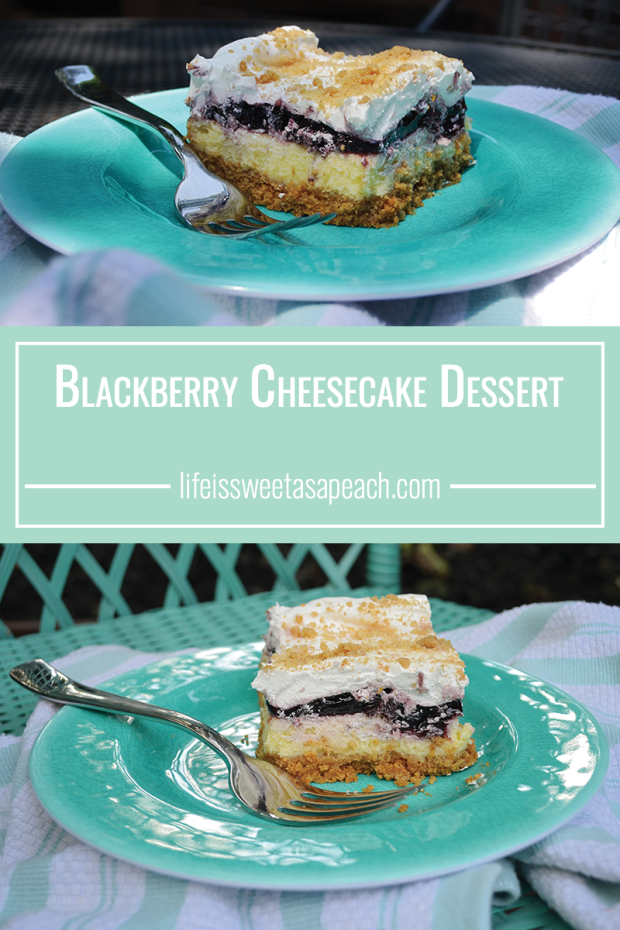 Blackberry Cheesecake Dessert Recipe | Life Is Sweet As A Peach